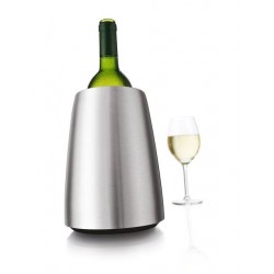 Seau à vin en acier brossé