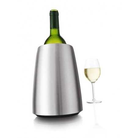 Seau à vin en acier brossé