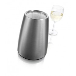 Seau à vin en acier brossé