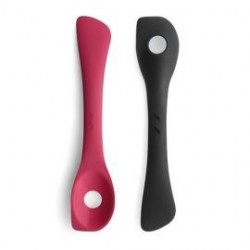 Cuillère à trou et spatule