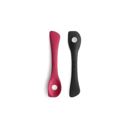Cuillère à trou et spatule