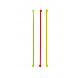 Sangles Twist  pour lier set 3 vert, rouge, jaune
