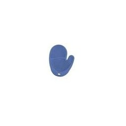 Gant antidérapant pour four bleu