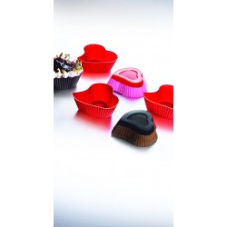 Moules à muffin coeur