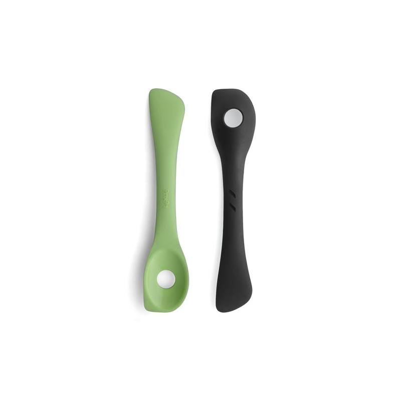 Cuillère à trou et spatule