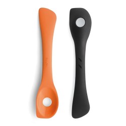 Cuillère à trou et spatule