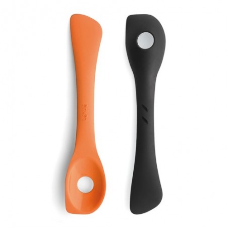 Cuillère à trou et spatule